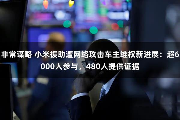 非常谋略 小米援助遭网络攻击车主维权新进展：超6000人参与，480人提供证据